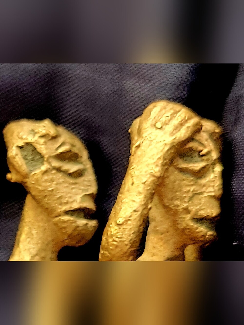 *NSFW* Ghana Metal Figurines Handmade Collectible Vintage 1990s